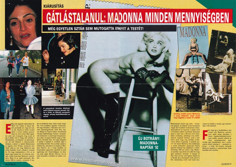 1991 - Unknown month - Popcorn - Hungary - Gatlastalanul - Madonna minden mennyisegben