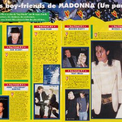1991 - Unknown month - Unknown magazine - France - Les boy-friends de Madonna
