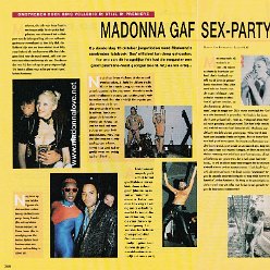 1992 - October - Hitkrant - Holland - Madonna gaf sex party