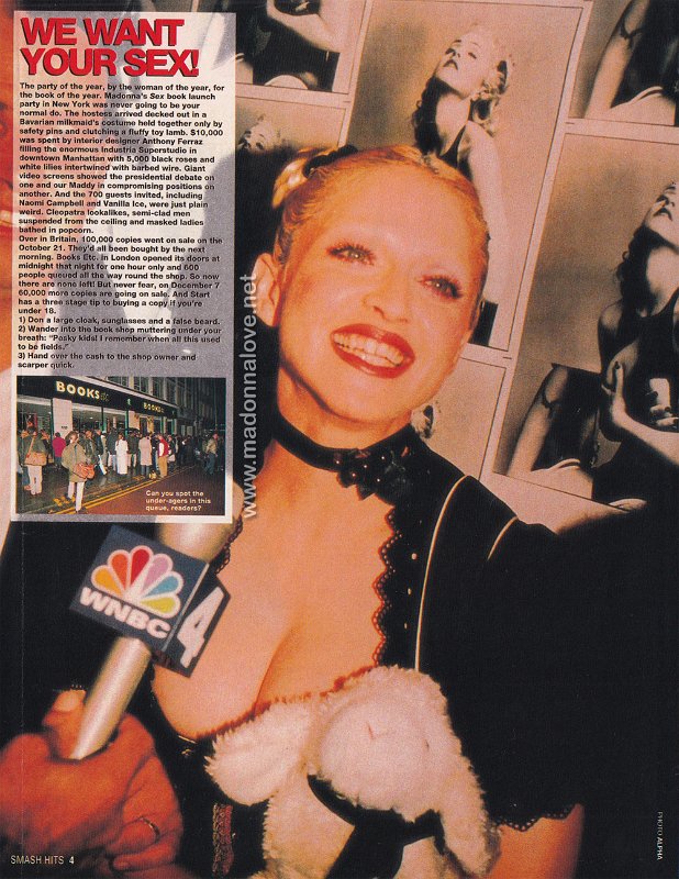 1992 - Unknown month - Smash Hits - UK - We want your sex!