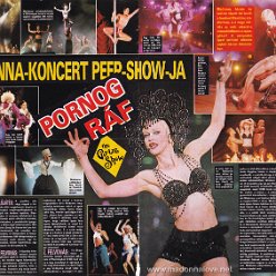 1993 - December - Popcorn - Hungary - Madonna koncert peep-show-ja