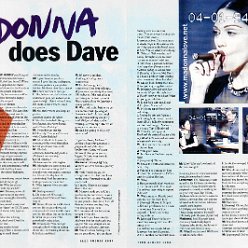 1994 - August - Cleo - Australia - Madonna does Dave