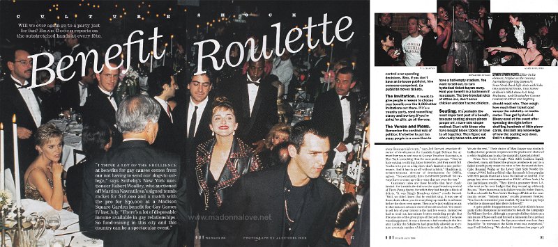 1994 - February-March - OUT - USA - Benefit roulette