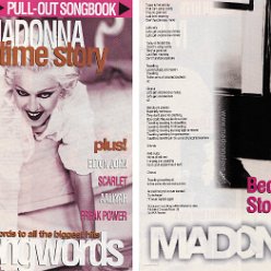 1994 - Unknown month - Smash Hits - UK - Smash Hits pull-out songbook - Madonna bedtime story
