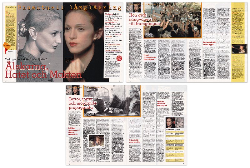 1996 - December - Vecko Revyn - Sweden - Alskarna, hartet och Makten