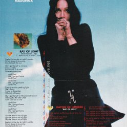 1998 - Unknown month - Star Songs - France - Star songs lyrics - Madonna - Ray of light
