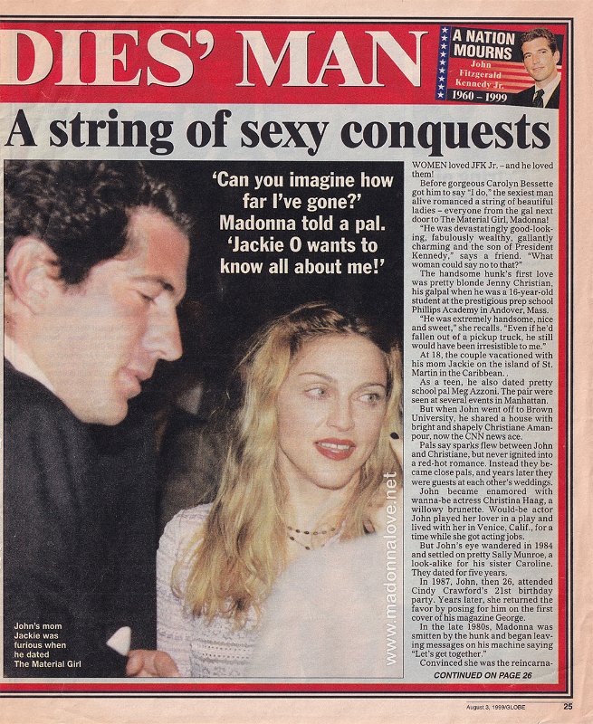1999 - August - Globe - USA - A string of sexy conquests