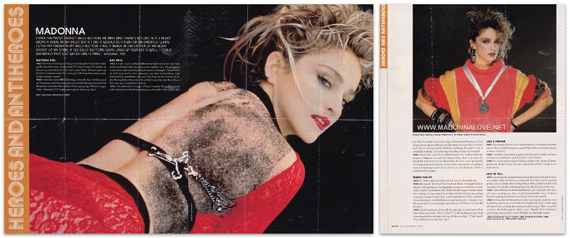 1999 - Unknown month - SPIN - USA - Heroes and antheroes - Madonna