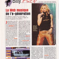 2000 - November - Tele 7 jours - France - La web musique de le-generation