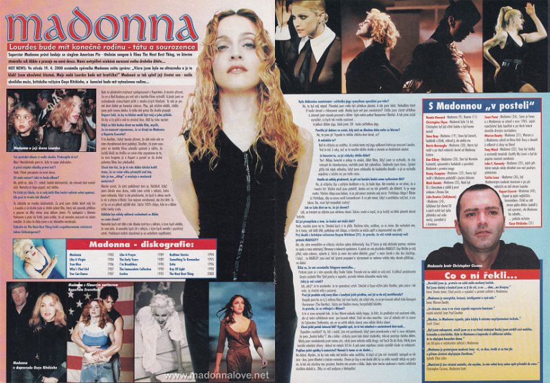 2000 - Unknown month - Popcorn - Czech Republic - Madonna lourdes bude mit konecne rodinu - tatu a sourozence