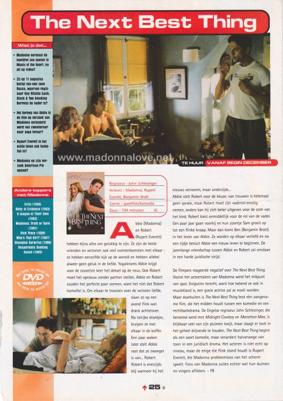 2000 - Unknown month - Videoland - Holland - The next best thing