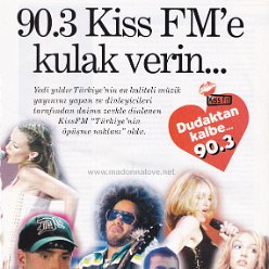 2000 - Unknown month - Cosmopolitan - Turkey - 90.3 Kiss FM'e kulak verin