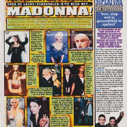 2000 - Unknown month - Joepie - Belgium - Door de looks schandalen hits heen met Madonna
