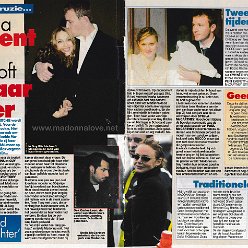 2001 - January - Prive - Holland - Madonna verzoent zich op bruiloft met haar vader