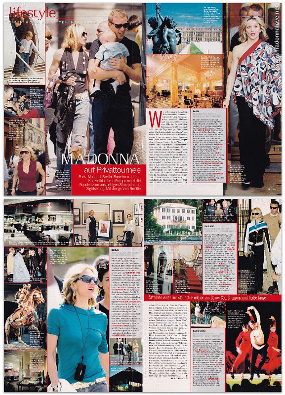 2001 - July - Gala - Germany - Madonna auf privattournee