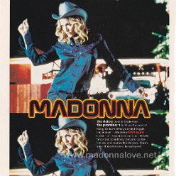 2001 - June-July - CosmoGirl - UK - Madonna