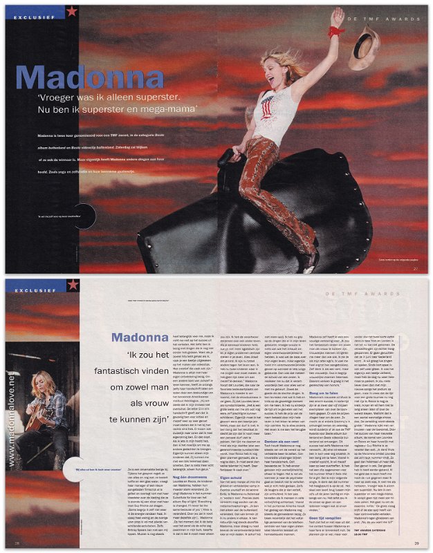 2001 - March_April - Televizier - Holland - Foute videoclips - Madonna - vroeger was ik alleen superster.