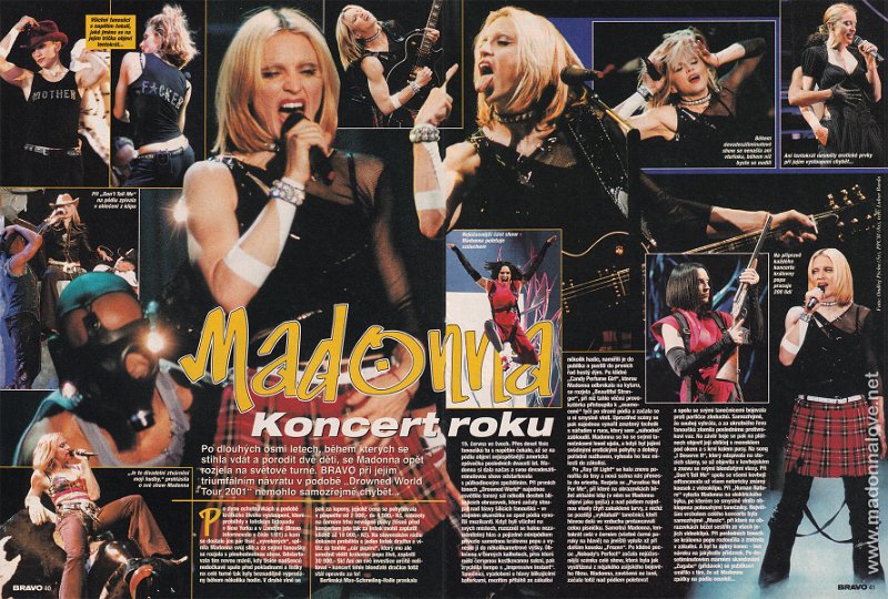 2001 - Unknown month - Bravo - Czech Republic - Madonna koncert roku