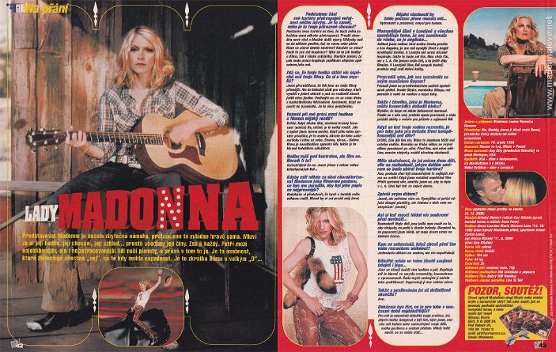 2001 - Unknown month - Bravo Girl - Czech Republic - Lady Madonna