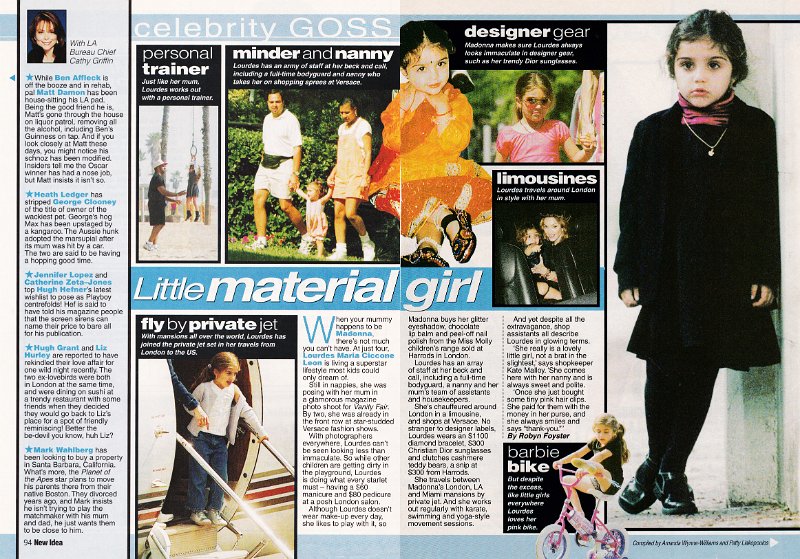 2001 - Unknown month - New idea - Australia - Little material girl