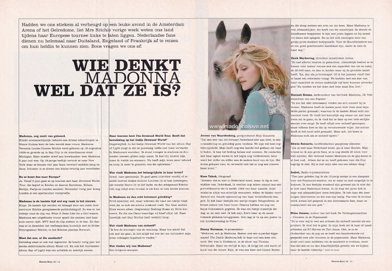 2001 - Unknown month - Revu - Holland - Wie denkt Madonna wel niet dat ze is