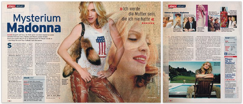 2001 - Unknown month - TV Movie - Germany - Mysterium Madonna