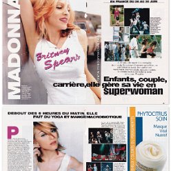 2001 - Unknown month - Gala - France - Madonna - Enfants couple carriere elle gere sa vie en superwoman
