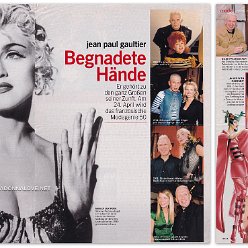 2001 - Unknown month - Gala - Germany - Jean Paul Gaultier - Begnadete Hande