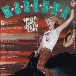 2001 - Unknown month - Smash Hits - UK - Songwords - Madonna What it feels like for a girl