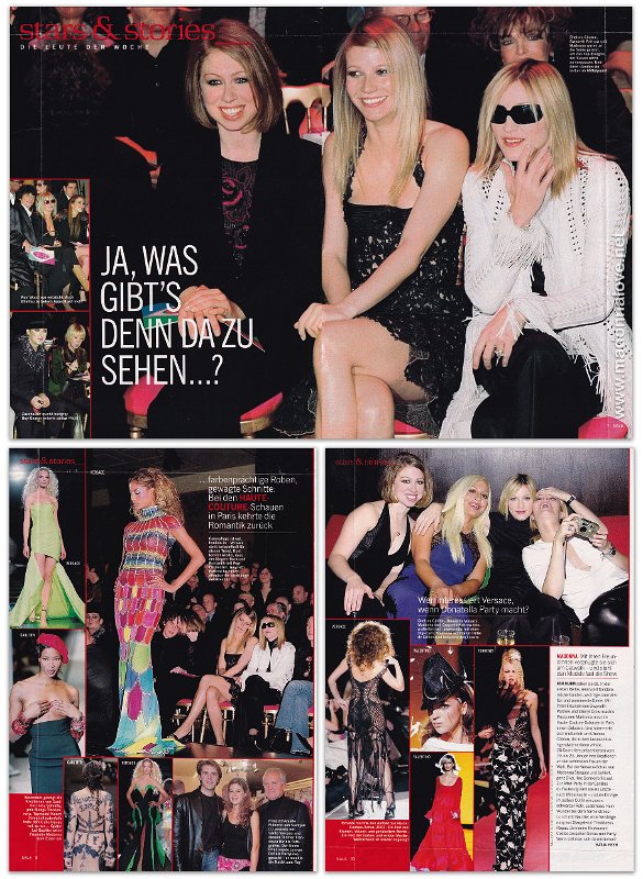 2002 - January - Gala - Germany - Ja, was gibt's denn da zu sehen