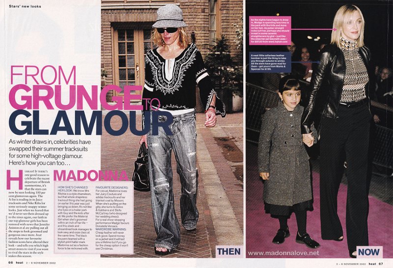 2002 - November - Heat - UK - From grunge to glamour