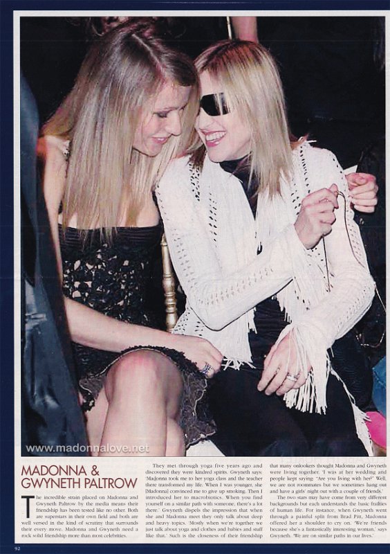 2002 - Unknown month - OK - UK - Madonna & Gwyneth Paltrow