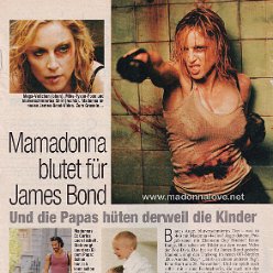 2002 - Unknown month - Neue revue - Germany - Mamadonna blutet fur james bond