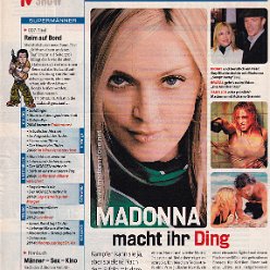 2002 - Unknown month - TVSpielfilm - Germany - Madonna macht ihr ding