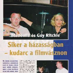 2002 - Unknown month - Unknown magazine - Hungary - Madonna es guy ritchie - Siker a hazassagban - kudarc a film