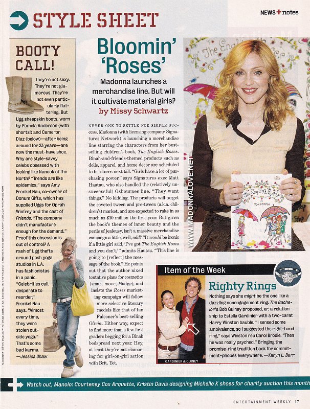2003 - December - Entertainment weekly - USA - Bloomin Roses