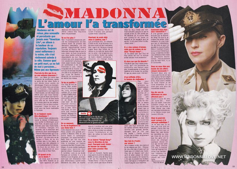 2003 - May - Club Plus - France - Madonna l'amour la transformee