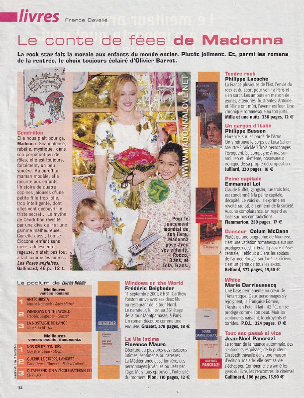 2003 - September - Unknown magazine - France - Le conte de fees de madonna