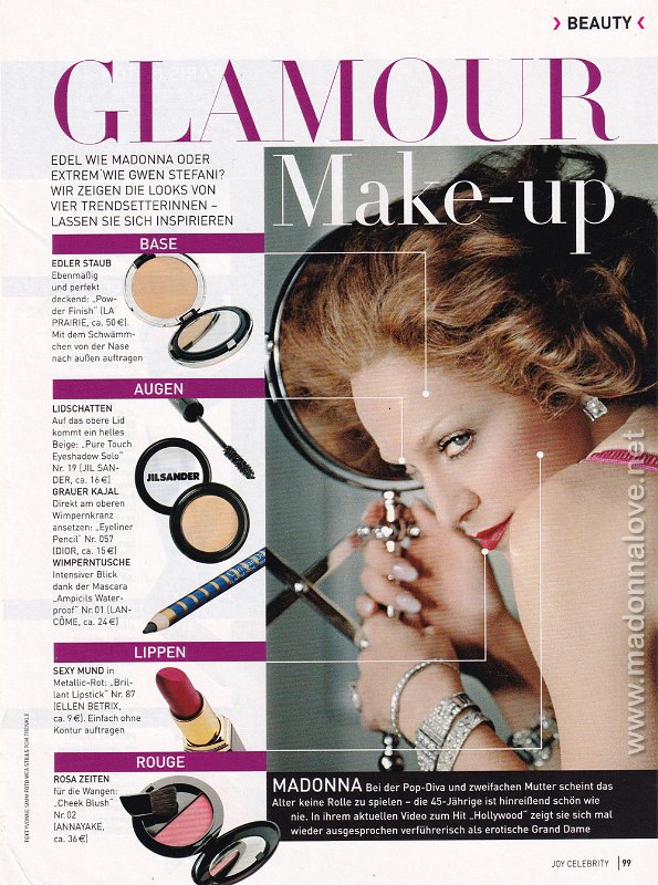 2003 - Unknown month - Joy Celebrity - Germany - Glamour make-up
