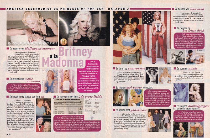 2003 - Unknown month - Unknown magazine - Belgium - Britney a la Madonna