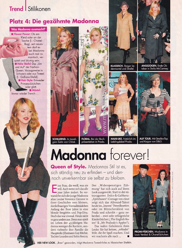 2003 - Unknown month - Woman - Germany - Madonna forever!