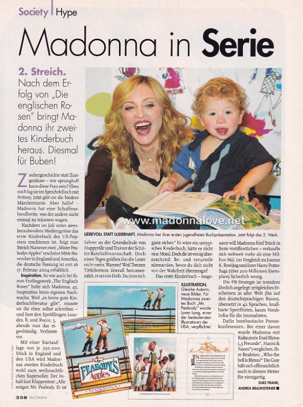 2003 - Unknown month - Woman - Germany - Madonna in serie