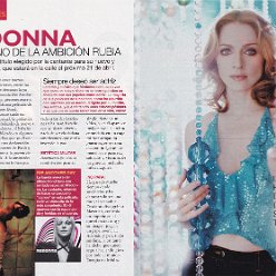 2003 - Unknown month - Unknown magazine - Spain - Madonna el retorno de la ambicion rubia