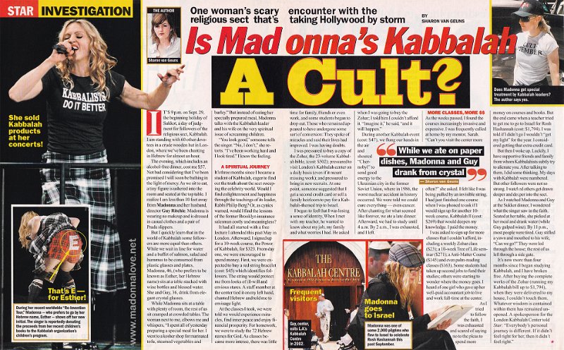 2004 - Unknown month - Star - USA - Is Madonna's Kabbalah a cult