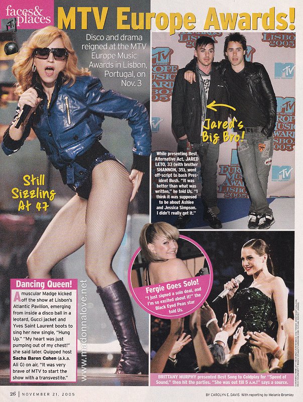 2005 - November - Unknown magazine - USA - Dancing queen