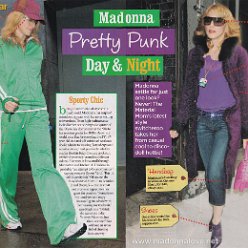 2005 - November - Celebrity living - USA - Madonna pretty punk day & night