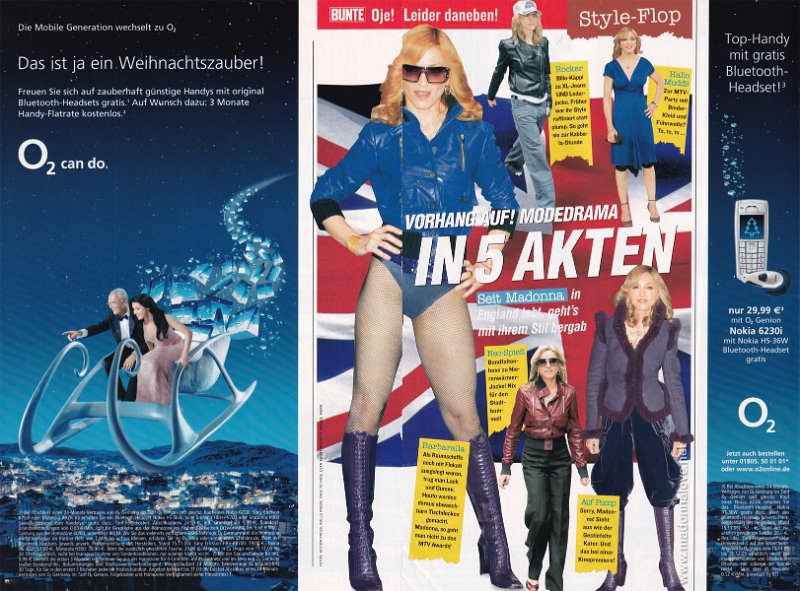 2005 - Unknown month - Bunte - Germany - Vorhang auf! Modedrama in 5 akten