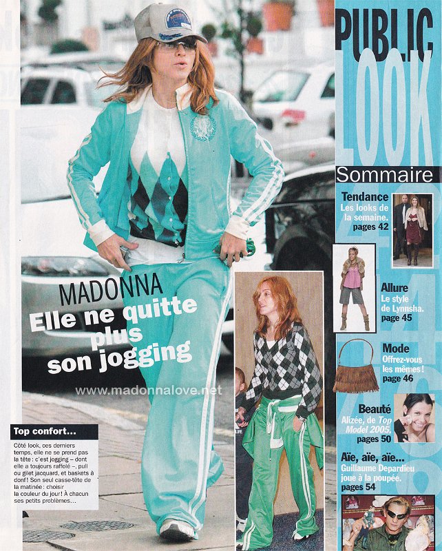 2005 - Unknown month - Public - France - Madonna elle ne quitte plus son jogging