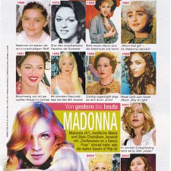 2005 - Unknown month - Glamour - Germany - Von gestern bis heute Madonna