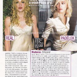 2005 - Unknown month - Unknown magazine - Czech Republic - Madonna omlazena